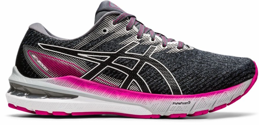 * Asics Women'S Gt-2000 10 (020 Sheetrock/Pink Rave) Footwear