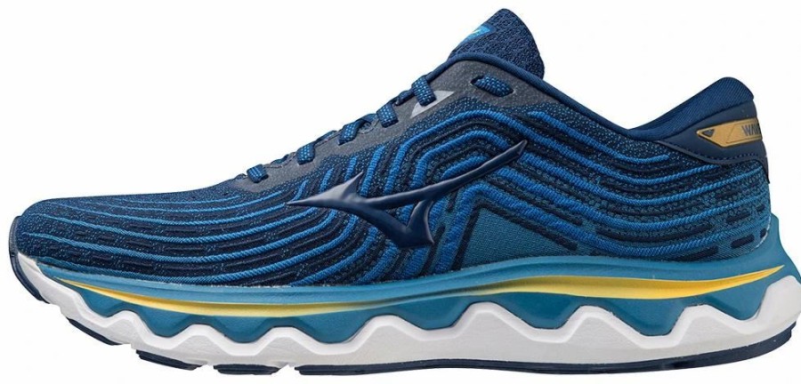 * Mizuno Men'S Wave Horizon 6 (5Y5Y Estate Blue) Footwear