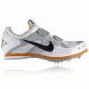 * Nike Uni Zoom Triple Jump 2 (101 White/Black-Total Orange-Metallic Silver) Footwear