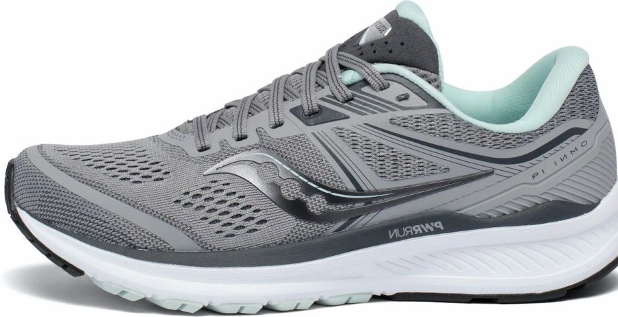 * Saucony Women'S Omni 19 (30 Alloy/Sky) Footwear