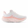 * New Balance Women'S Fresh Foam More V4 (Cm- Quartz Grey/Washed Pink/Grapefruit) Footwear