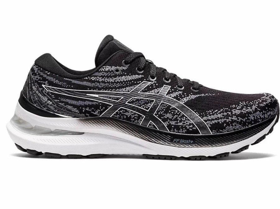 * Asics Women'S Gel-Kayano 29 Wide (002 Black/White) Footwear