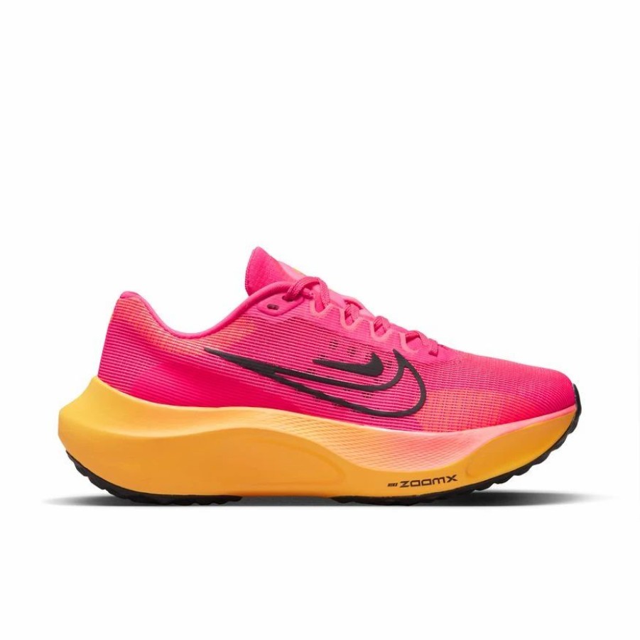 * Nike Women'S Zoom Fly 5 (601 Hyper Pink/Black/Laser Orange) Footwear