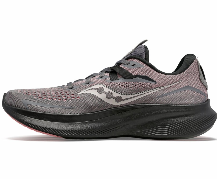 * Saucony Women'S Ride 15 (22 Charcoal/Shell) Footwear