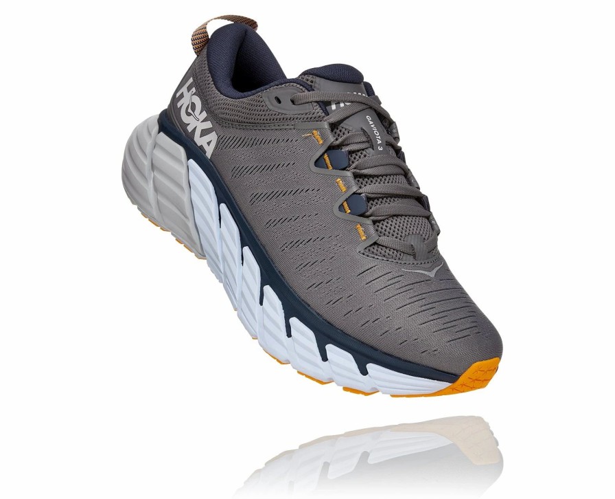 * Hoka Men'S Gaviota 3 (Cgob Charcoal Gray/Ombre Blue) Footwear