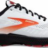 * Brooks Men'S Launch 8 (198 White/Black/Red Clay) Footwear