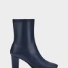 * Aerosoles Cinnamon Navy Ankle Boots