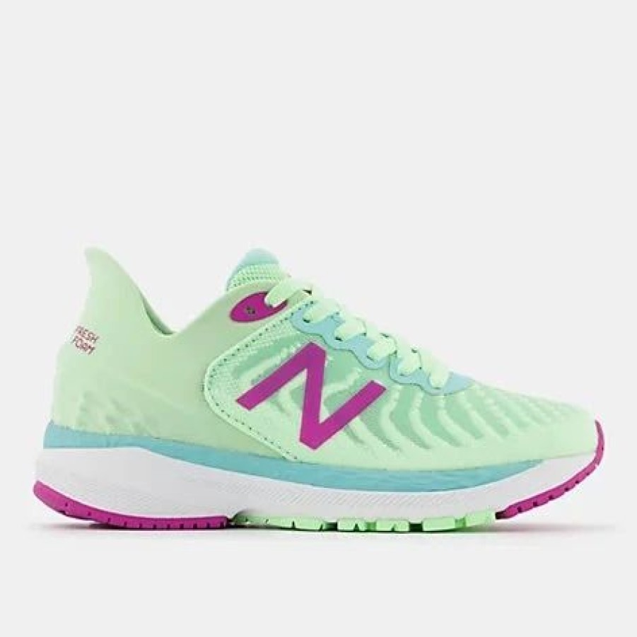 * New Balance Kid'S 860 V11 (R Vibrant Spring Glo/Magenta Pop) Footwear