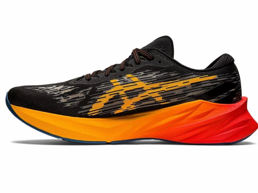 * Asics Men'S Novablast 3 (001 Black/Amber) Footwear