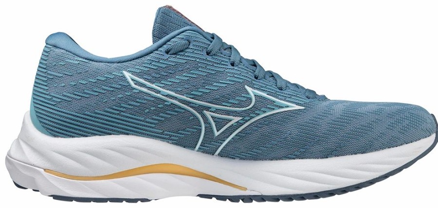 * Mizuno Women'S Wave Rider 26 (5N00 Mountain Spring/White) Footwear