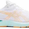 * Asics Women'S Gel-Cumulus 24 (100 White/Orange Pop) Footwear