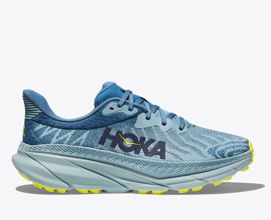 * Hoka Men'S Challenger Atr 7 (Sbep Stone Blue/Evening Primrose) Footwear