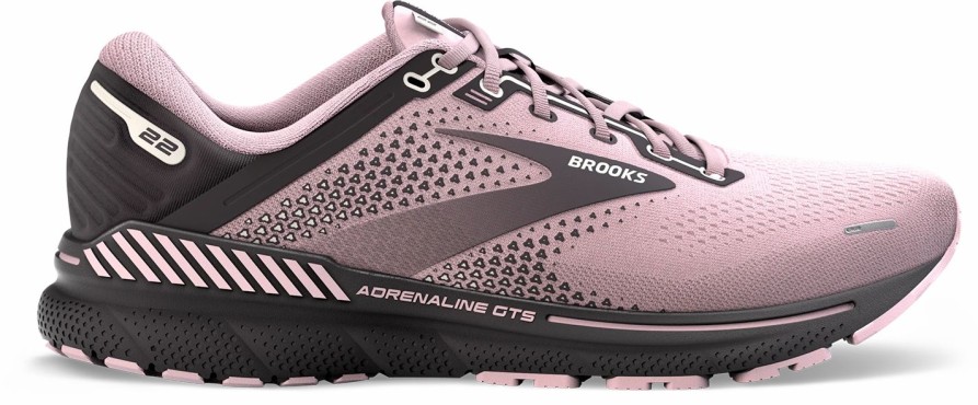 * Brooks Women'S Adrenaline Gts 22 (678 Pink/Blackened Pearl) Footwear