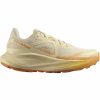 * Salomon Women'S Glide Max Trail (Bleached Sand/Tender Peach/Orange Pepper) Footwear