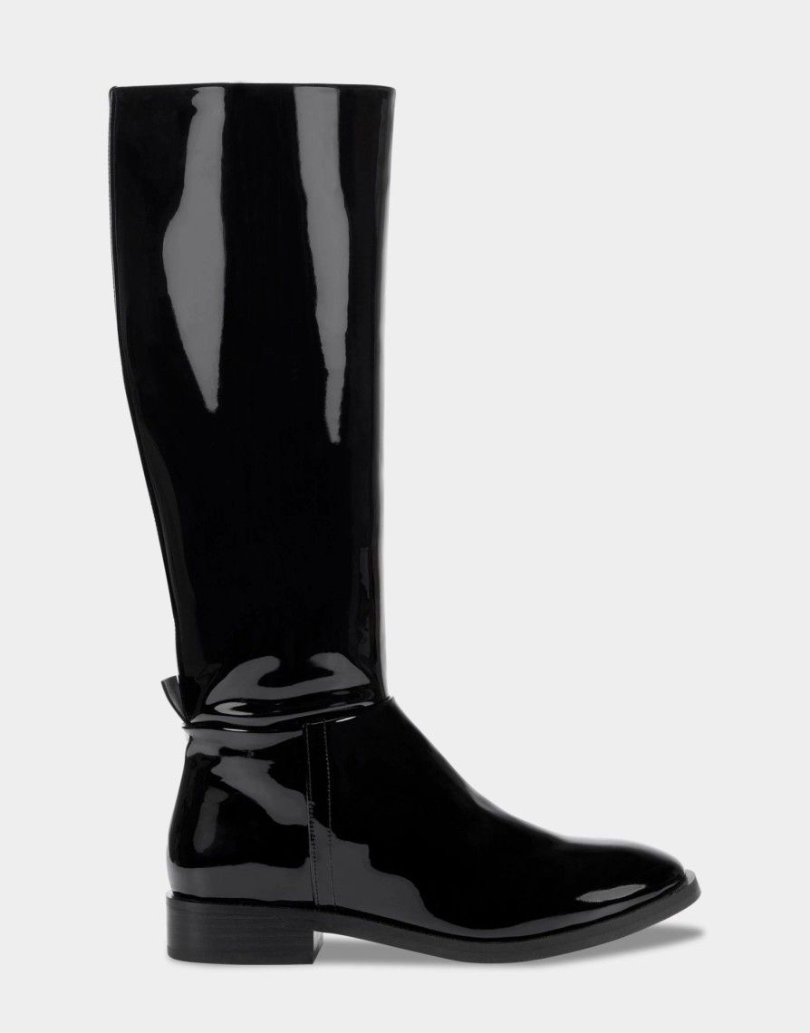 * Aerosoles Berri Black Patent Pu Tall Boots