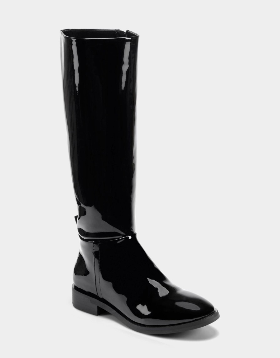 * Aerosoles Berri Black Patent Pu Tall Boots