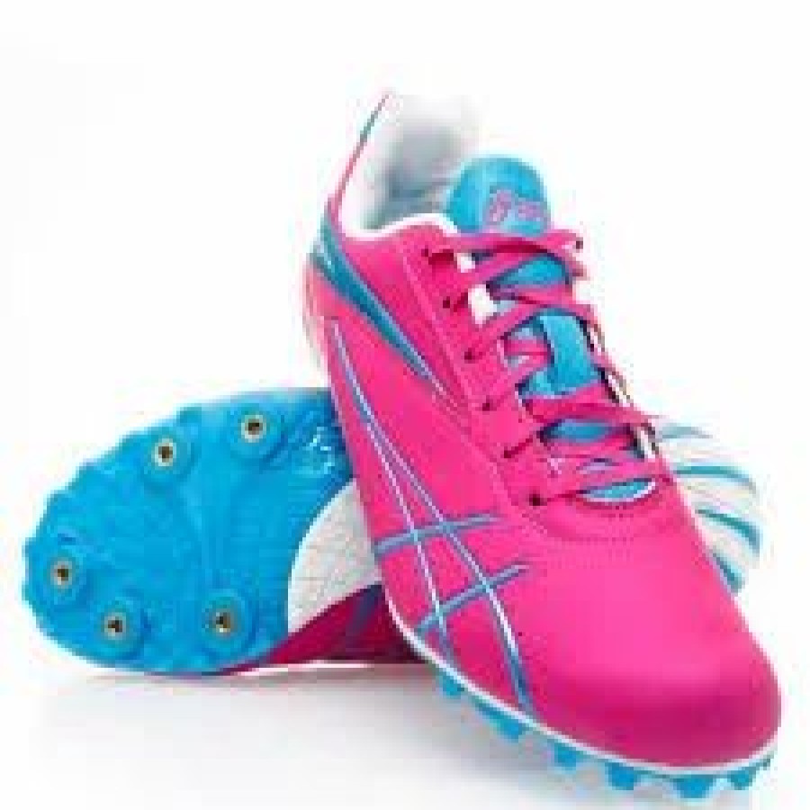 * Asics Women'S Hyper Rocket Girl Sp 4 (Hot Pink/Electric Blue/White) Footwear