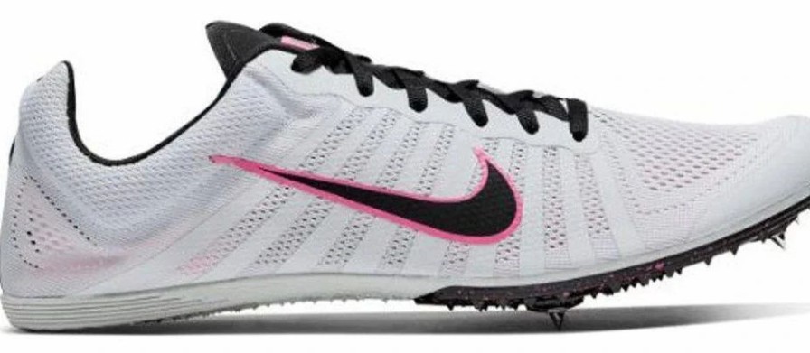 * Nike Uni Zoom D Track Spike (002 Pure Platinum/Black-Pink Blast) Footwear