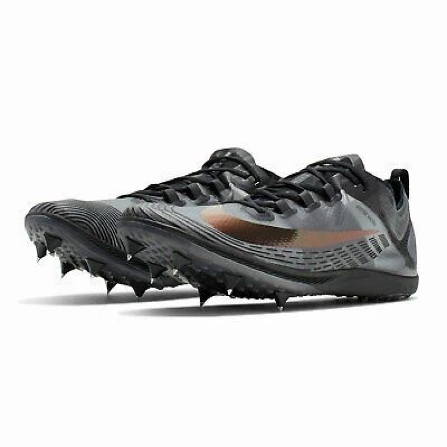 * Nike Uni Zoom Victory 5 Xc (002 Black/Metallic Silver-Black) Footwear