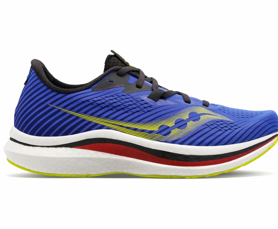 * Saucony Men'S Endorphin Pro 2 (25 Blue Raz/Acid) Footwear