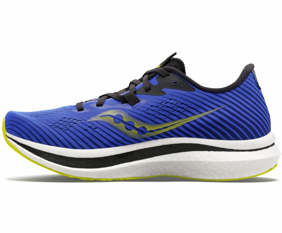 * Saucony Men'S Endorphin Pro 2 (25 Blue Raz/Acid) Footwear