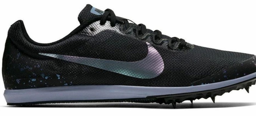 * Nike Uni Zoom Rival D 10 Track Spike (003 Black/Indigo Fog) Footwear