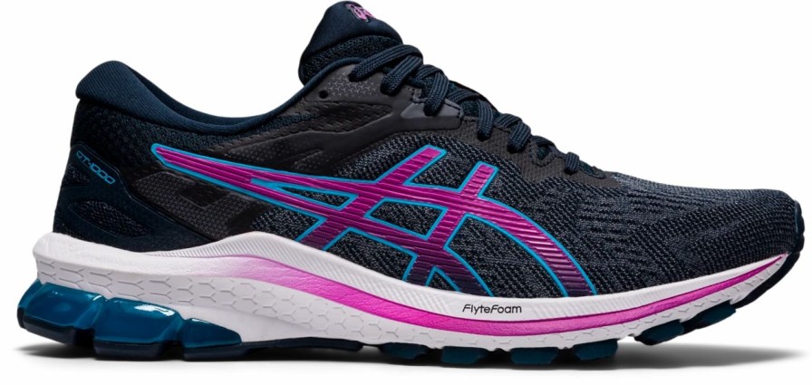 * Asics Women'S Gt-1000 10 (407 French Blue/Digital Grape) Footwear