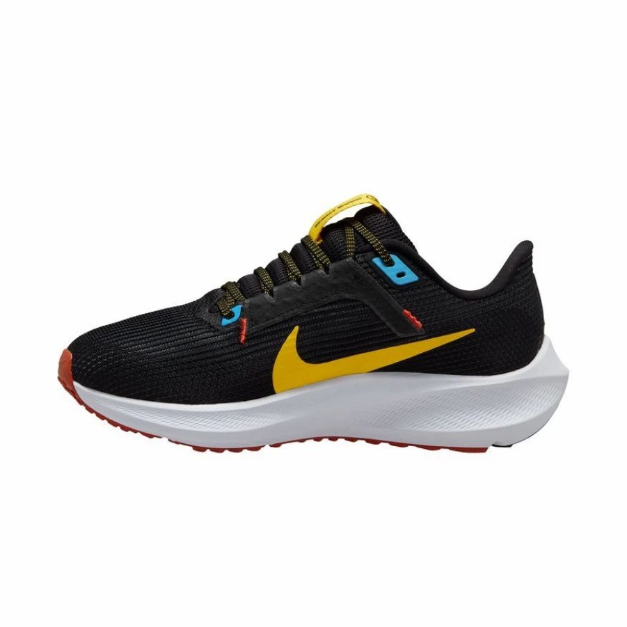 * Nike Women'S Air Zoom Pegasus 40 (002 Black/Speed Yellow/Dk Smoke Grey) Footwear