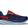 * Hoka Men'S Clifton 9 Wide (Bbdgb Bellwether Blu/Dazzling Blue) Footwear