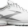 * Brooks Men'S Ghost 15 (184 White/Black/Flame) Footwear