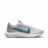 * Nike Men'S Pegasus Turbo Flyknit Next Nature (004 Pure Platinum/Bright Spruce/White) Footwear