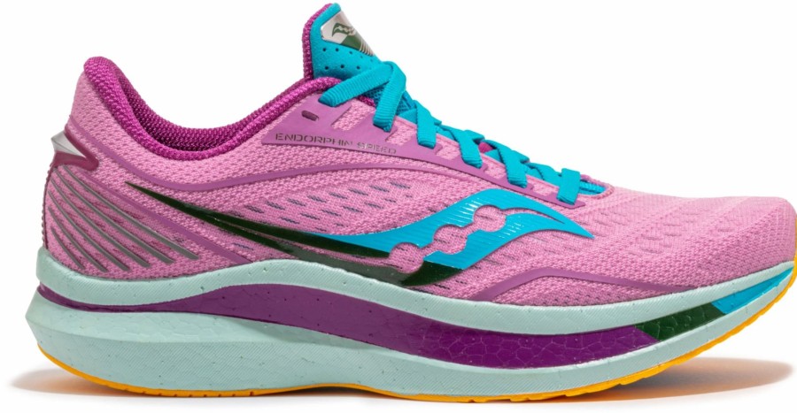 * Saucony Women'S Endorphin Speed (26 Future Pink) Footwear