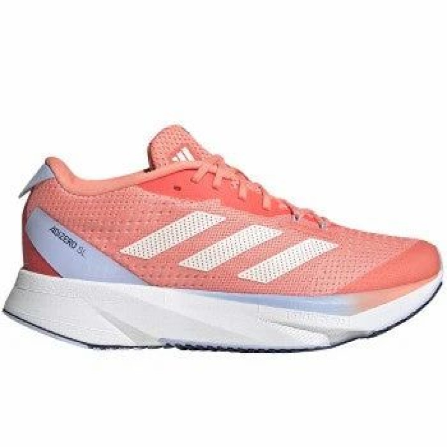 * Adidas Women'S Adizero Sl (Coral Fusion/White Tint/Solar Red) Footwear