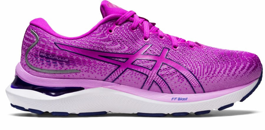 * Asics Women'S Gel-Cumulus 24 (500 Orchid/Dive Blue) Footwear