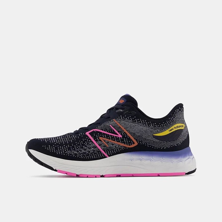 * New Balance Kid'S Fresh Foam X 880 V12 (M Eclipse/Moon Shadow/Vibrant Pink) Footwear