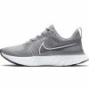 * Nike Women'S React Infinity Run Flyknit 2 (001 Particle Grey/White/Grey Fog/Black) Footwear