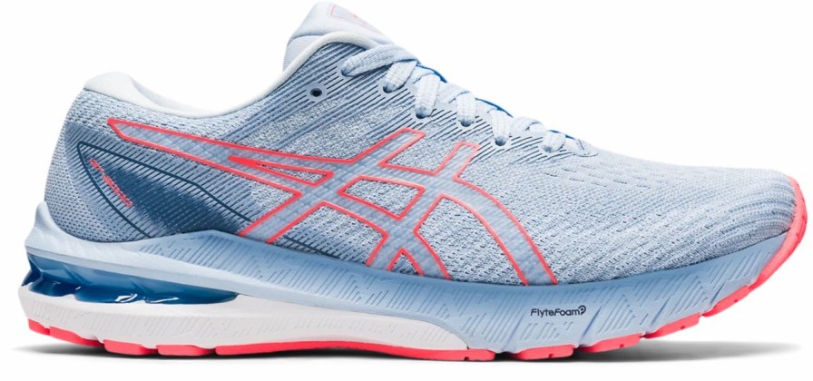 * Asics Women'S Gt-2000 10 (401 Mist/Blazing Coral) Footwear