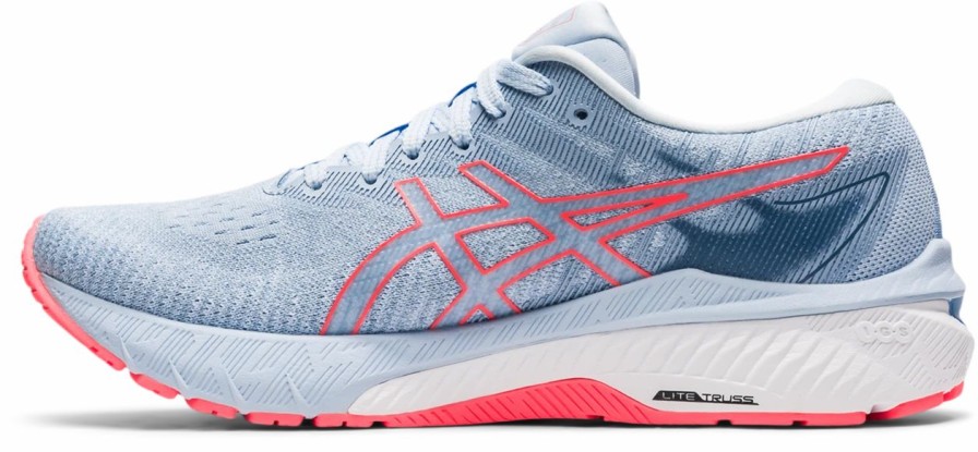 * Asics Women'S Gt-2000 10 (401 Mist/Blazing Coral) Footwear