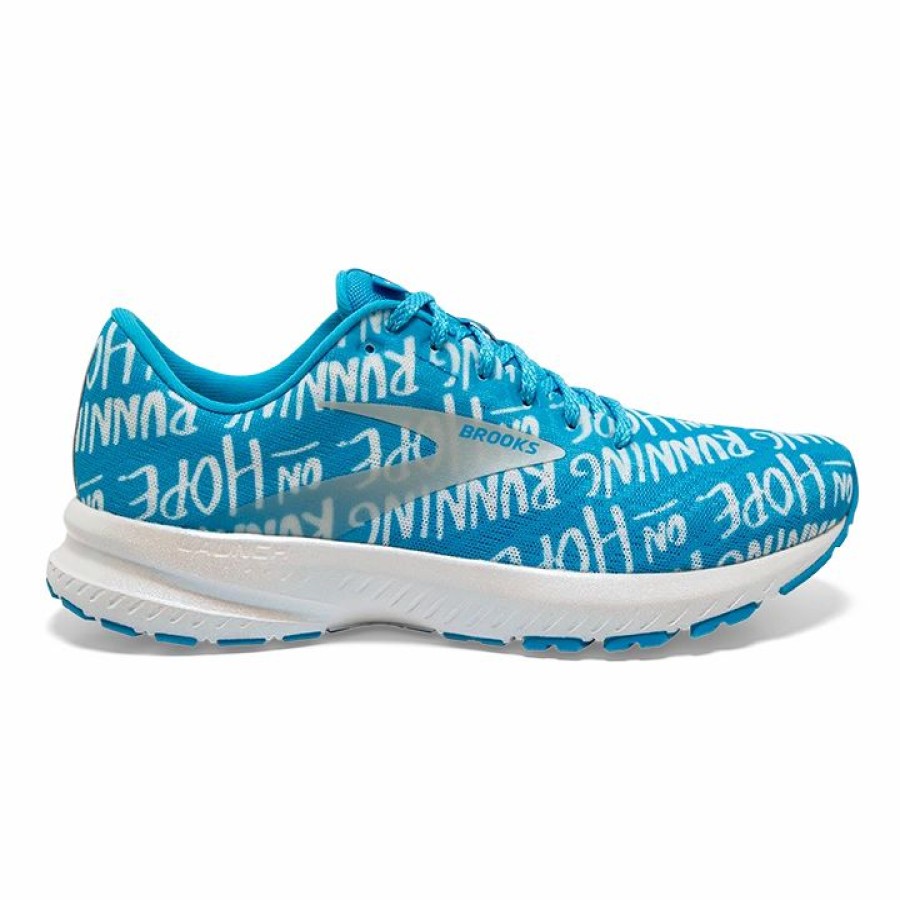 * Brooks Women'S Launch 7 "Brave Like Gabe" (406 Blue/White) Footwear