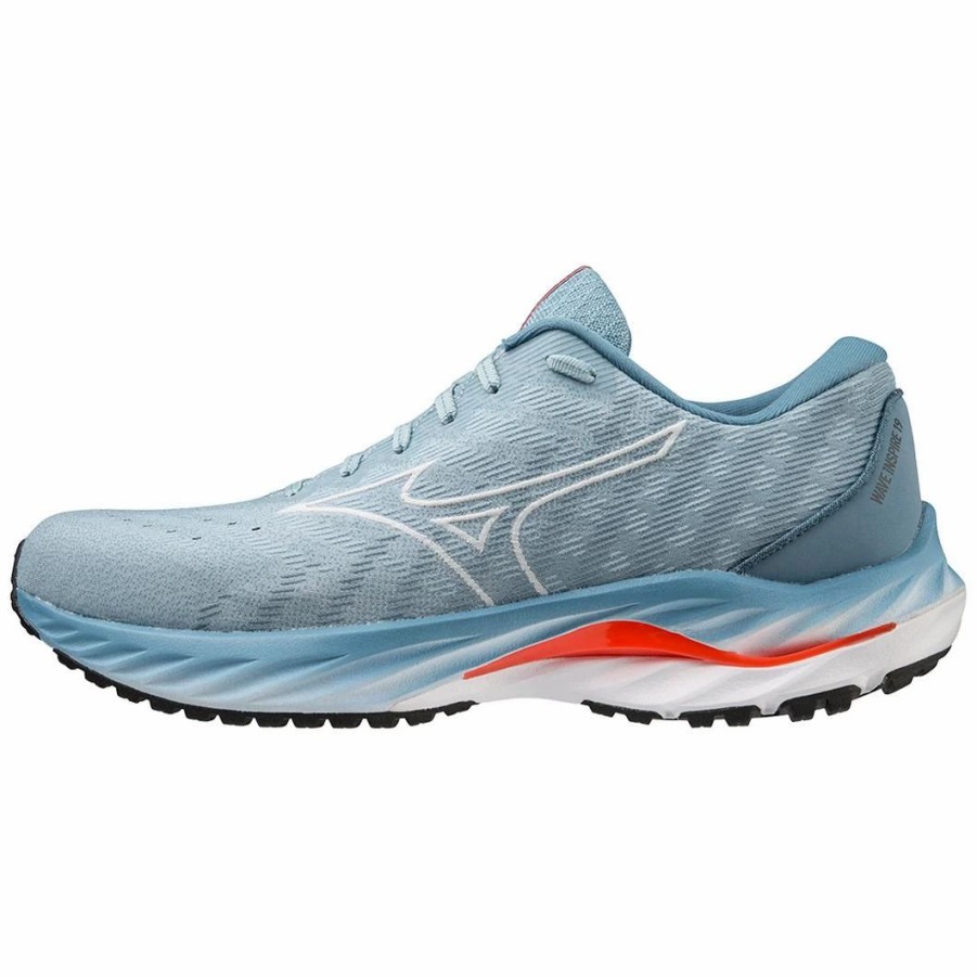 * Mizuno Men'S Wave Inspire 19 Ssw (5M0A Forget Me Not/Nimbus Cloud) Footwear