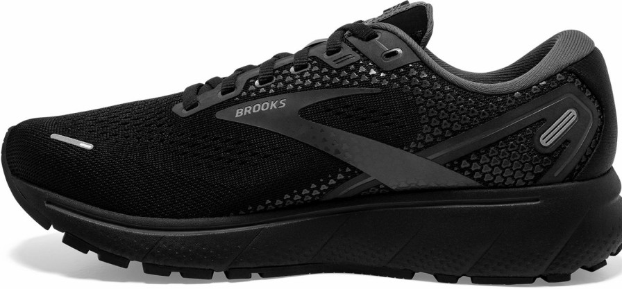 * Brooks Women'S Ghost 14 (020 Black/Black/Ebony) Footwear