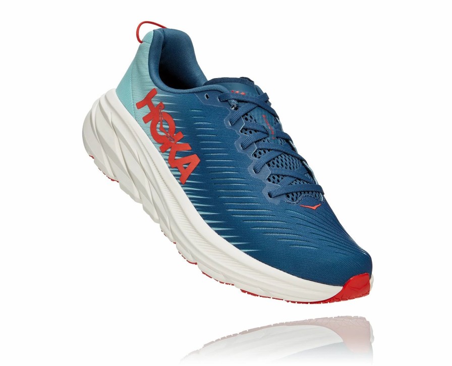 * Hoka Men'S Rincon 3 (Rteb Real Teal/Electric Blue) Footwear