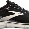 * Brooks Women'S Ghost 15 (012 Black/Blackened Pearl/White) Footwear