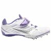 * Saucony Women'S Spitfire 2 (2 White/Purple) Footwear