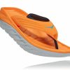 * Hoka Men'S Ora Recovery Flip (Bolr Blazing Orange/Lunar Rock) Footwear