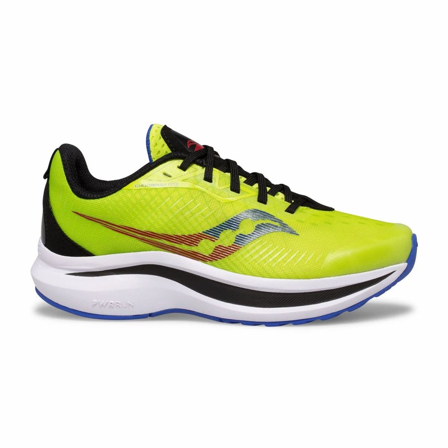 * Saucony Kid'S Endorphin Kdz (Acid/Lime) Footwear