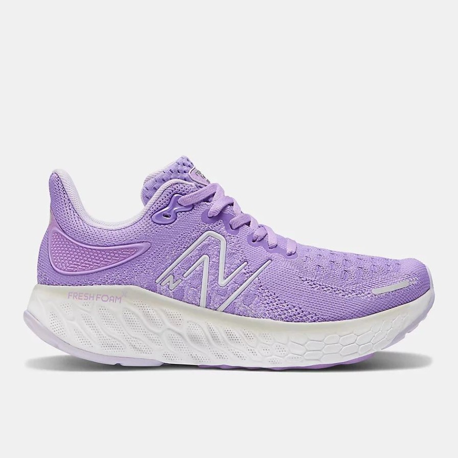 * New Balance Women'S Fresh Foam X 1080V12 (H Electric Purple/Cyber Lilac) Footwear