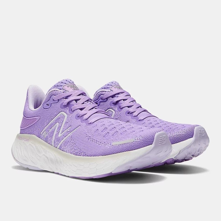 * New Balance Women'S Fresh Foam X 1080V12 (H Electric Purple/Cyber Lilac) Footwear