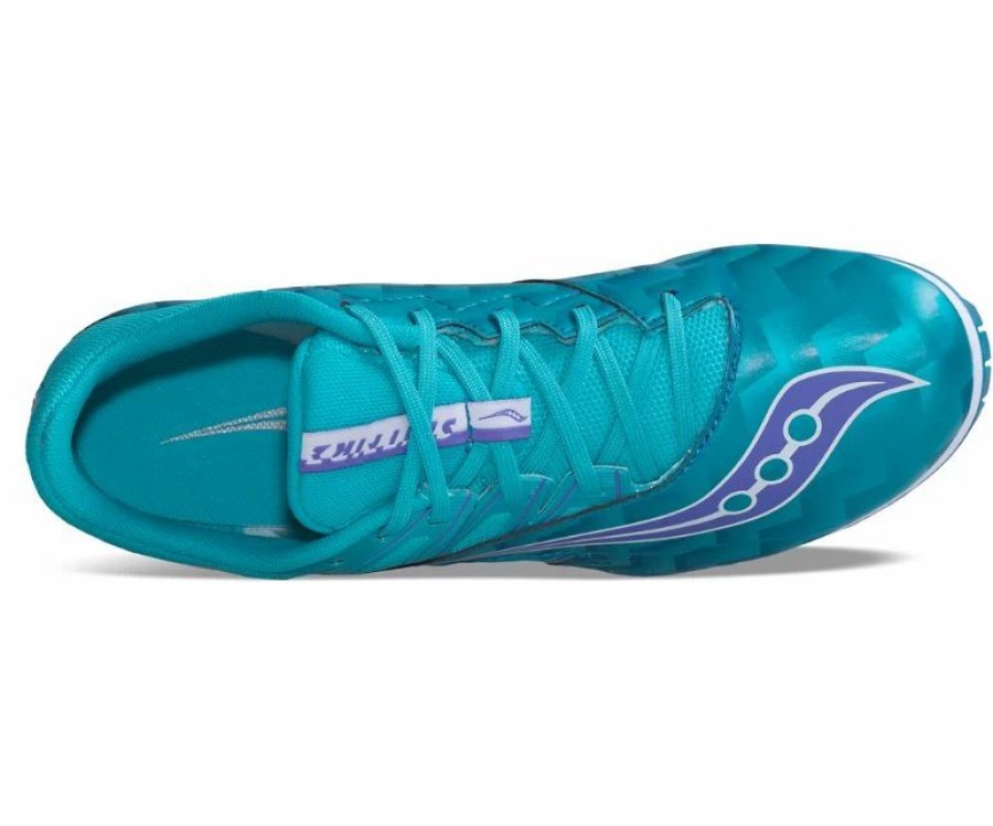 * Saucony Women'S Spitfire (2 Teal/Blue) Footwear