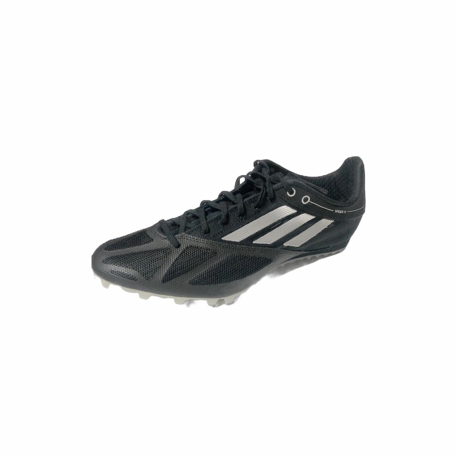 * Adidas Men'S Spider 4 (Black/Metallic Silver) Footwear